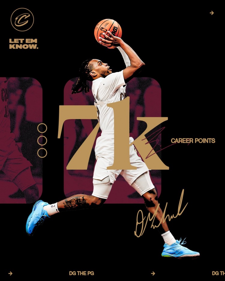 未來可期！加蘭騎士生涯得分達到7000分 隊史第11位！